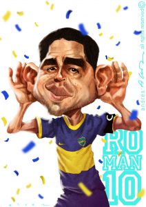 Juan Roman Riquelme - vertical 3 - color - baja