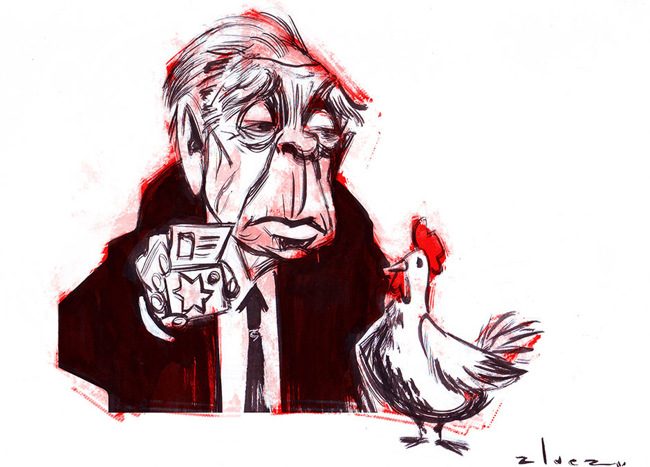 Inspector de huevos y gallinas – Jorge Luis Borges